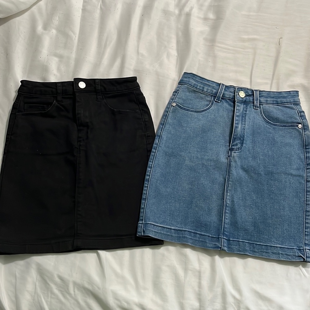 MISSGUIDED Jean Skirt Bundle